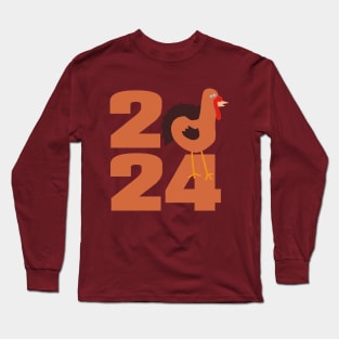 Thanksgiving Turkey 2024 Long Sleeve T-Shirt